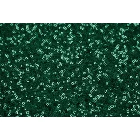 10 yards GLITZ Sequins Fabric Bolt - Emerald Green
