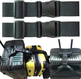 2pcs Travel Luggage Straps for Suitcases, Two Add a Bag Travel Luggage Adjustable Buckle Belt Travel Accessories Connector Attachment - Connect Your 3 luggages