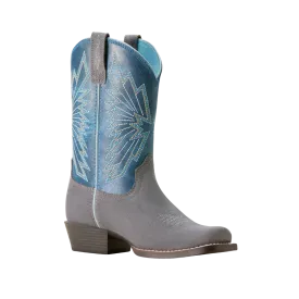 Ariat Kid's Decatur Suede Blue Boots