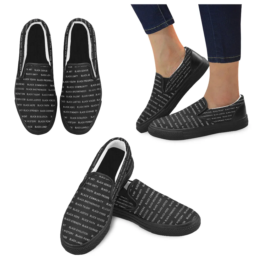 BLACK MAGIC ALLEAUXVER MEN'S SLIP ON SHOES