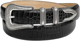 Brenton Genuine Full-Grain Cowhide Leather Dress Belt 1-1/8"(30mm) taper down to 1"(25mm) wide or Belt Strap only