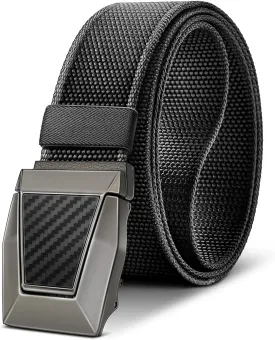 BULLIANT Tactical Belt for Men, Men Stretch Nylon Web Gift Belt 1.5"-Hiking Rigger Military Work-Quick Release