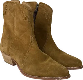 Free People Frontier Western Boot In Beige UK 7 EU 40 👠