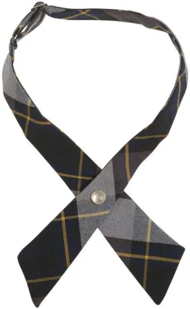 French Toast Girls' Plaid Adjustable Cross Tie