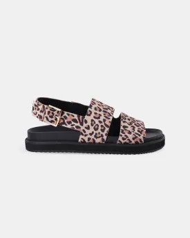 Frenchy Sandal -  Ivory Leopard
