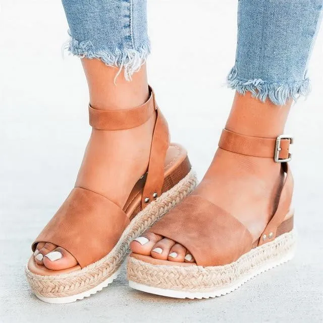 High Heels Sandals Summer with Wedges