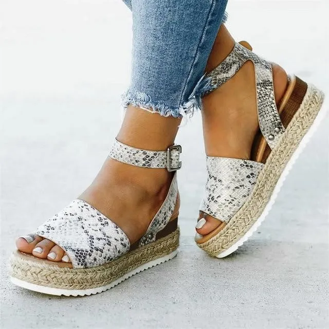 High Heels Sandals Summer with Wedges