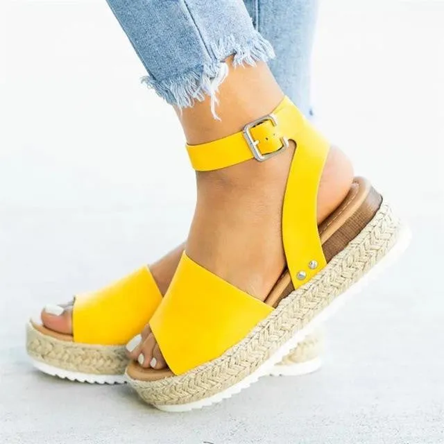 High Heels Sandals Summer with Wedges