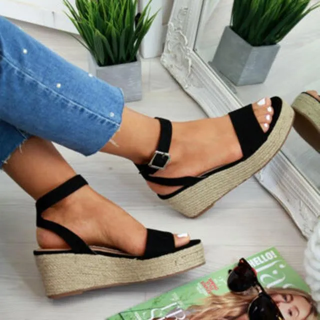 High Heels Sandals Summer with Wedges
