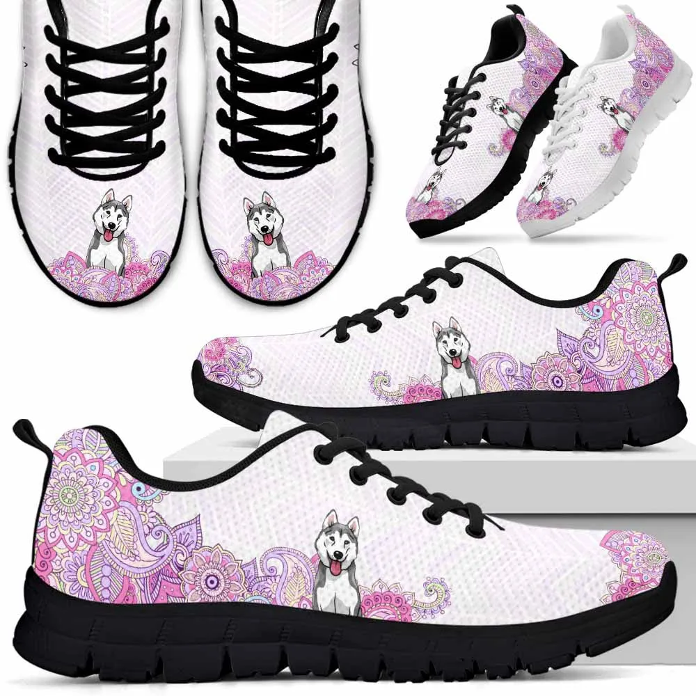 Husky Sneaker, Husky Dog Shoes For Men Women, Husky Shoes