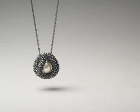 Inversion Pearl Case Pendent