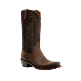 Lucchese Men's Whiskey Suede Cowboy Lucchese Boots