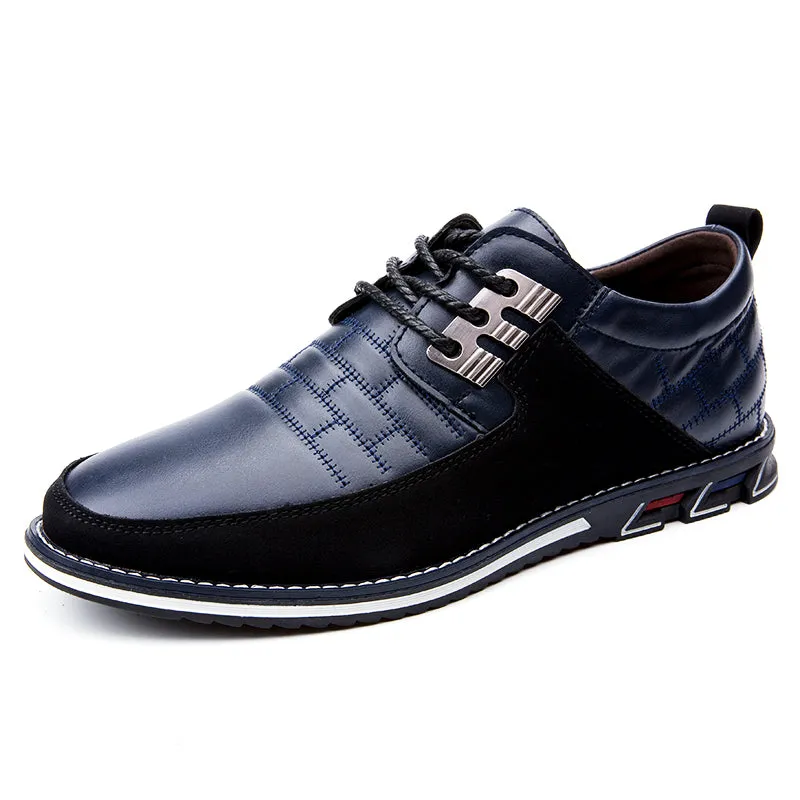 Men's Casual Shoes Classic Sneakers Loafers Oxford Comfort Walking Leather Shoes for Business Office Dress Outdoor
