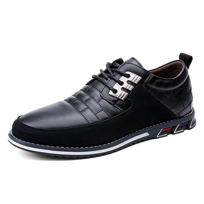Men's Casual Shoes Classic Sneakers Loafers Oxford Comfort Walking Leather Shoes for Business Office Dress Outdoor