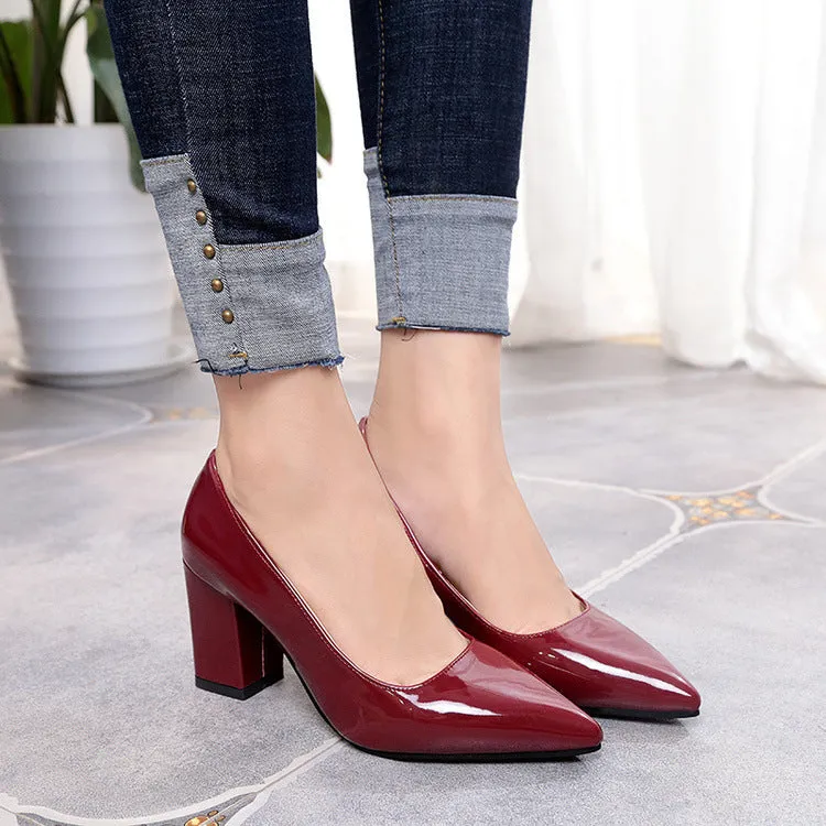 Pointed toe heels