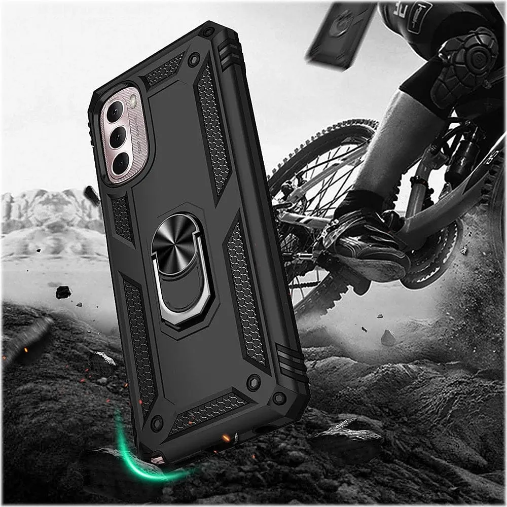Raider Series Heavy Duty Kickstand with Belt Clip Case - Motorola Moto G Stylus 5G