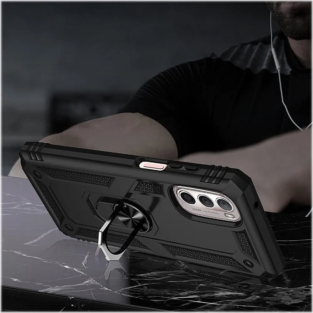 Raider Series Heavy Duty Kickstand with Belt Clip Case - Motorola Moto G Stylus 5G
