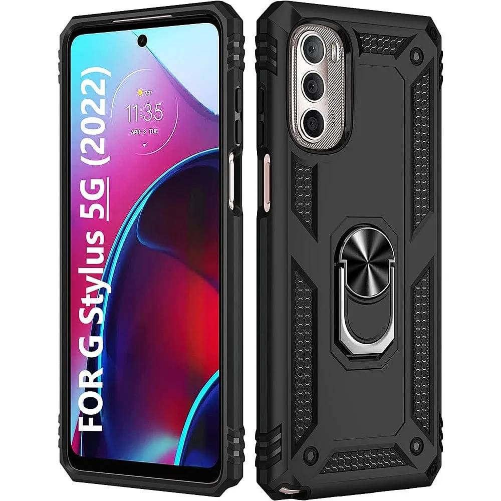 Raider Series Heavy Duty Kickstand with Belt Clip Case - Motorola Moto G Stylus 5G