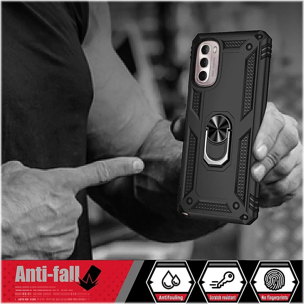 Raider Series Heavy Duty Kickstand with Belt Clip Case - Motorola Moto G Stylus 5G