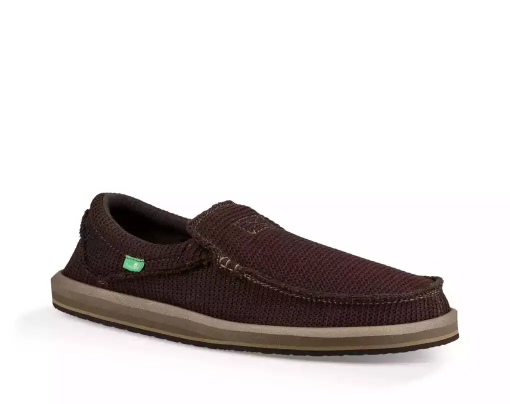 Sanuk Mens Chiba Weava Brown