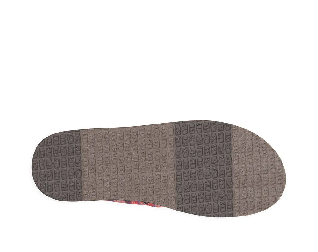Sanuk Womens Donna ST Plaid Chill Red Multi