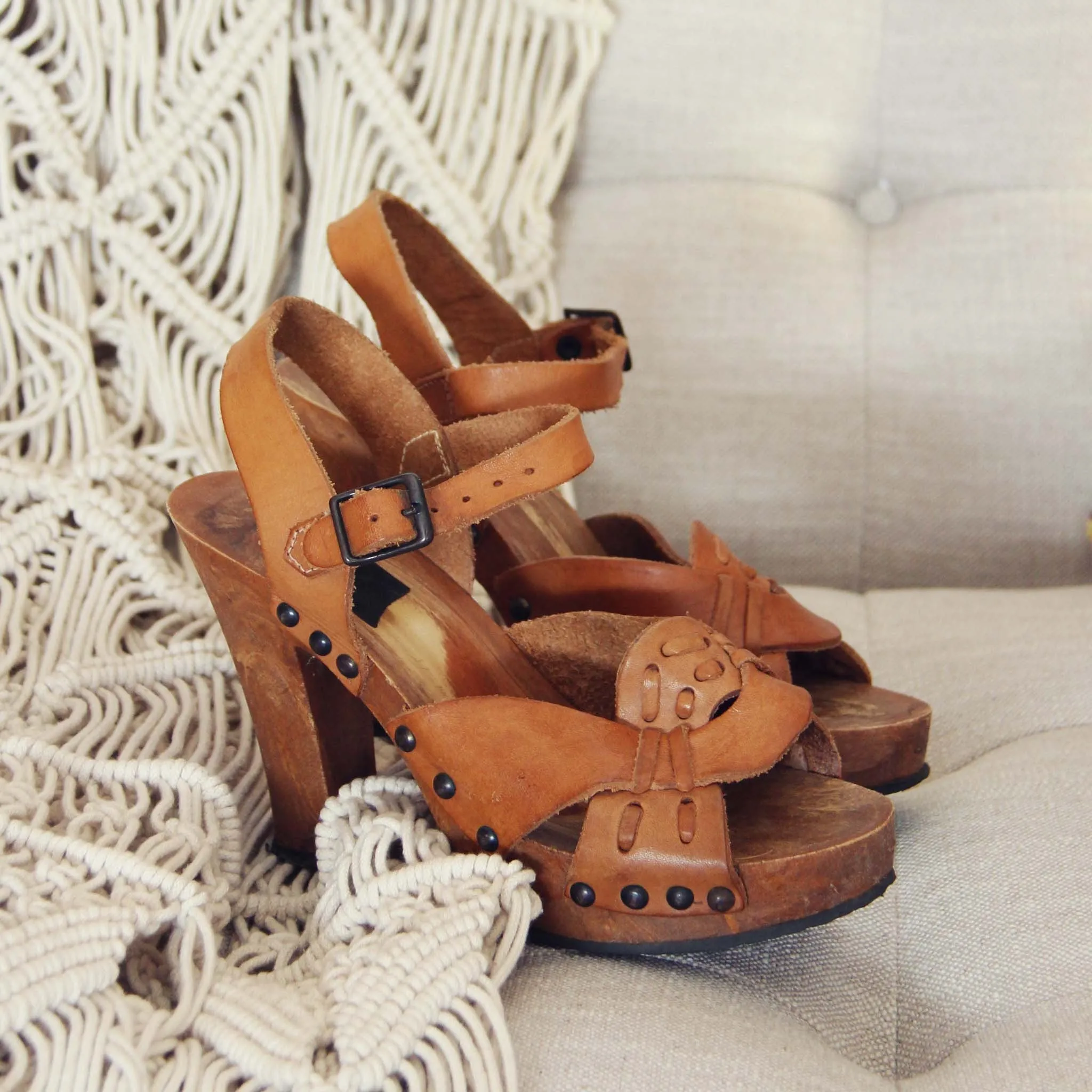 Vintage 70's Platform Sandals